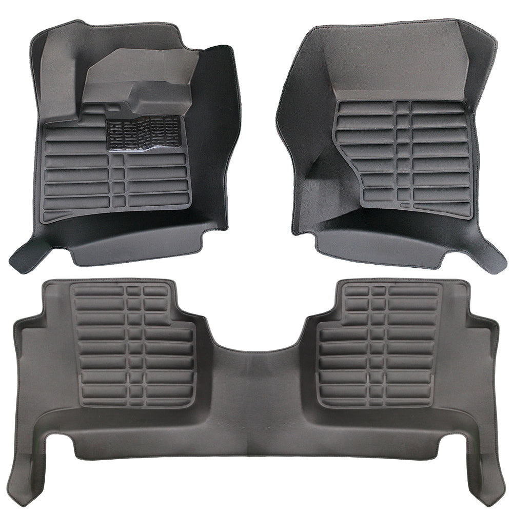 5D Starline Premium Auto Fussmatten TPE Set passend für Audi Q7 (4L) Baujahr 2005-2015