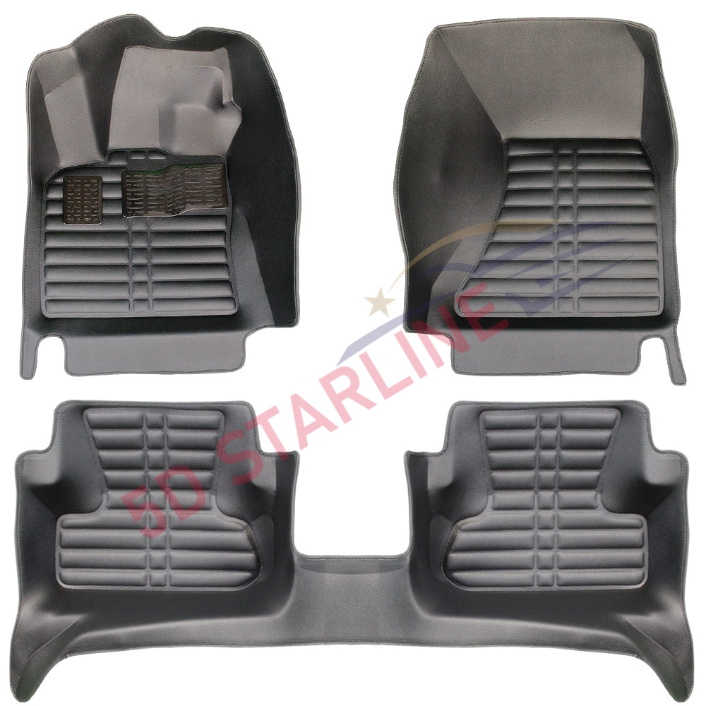 5D Starline Premium Auto Fussmatten TPE Set passend für Audi Q5 (1.Gen) Baujahr 2008-2016