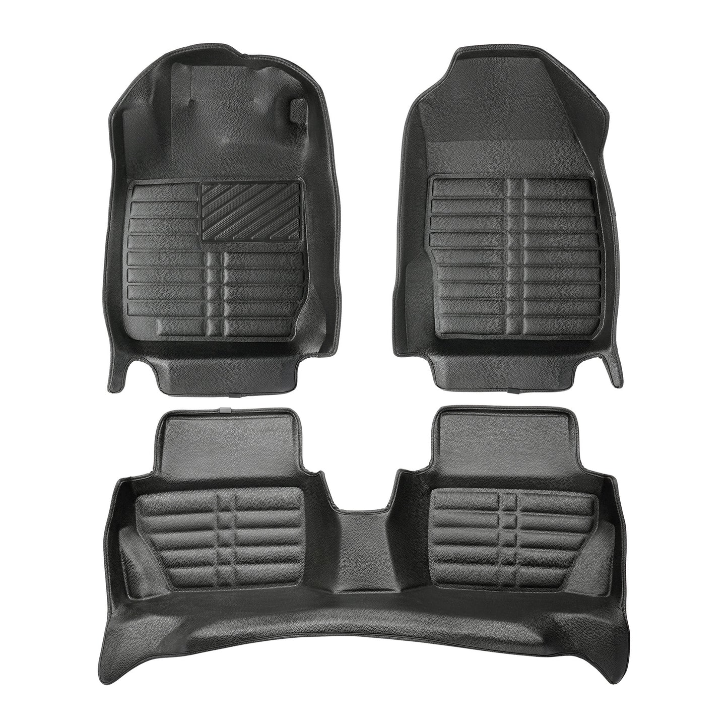 5D Starline Premium Auto Fussmatten TPE Set passend für Ford Fiesta (7. Gen) Baujahr 2008-2017