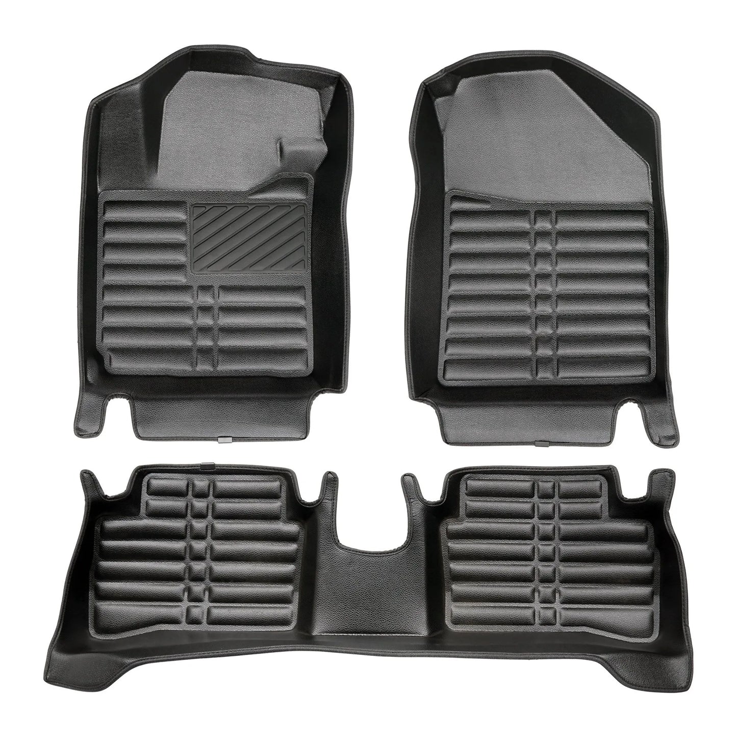 5D Starline Premium Auto Fussmatten TPE Set passend für Hyundai i10 (2.Gen) Baujahr 2013-2019