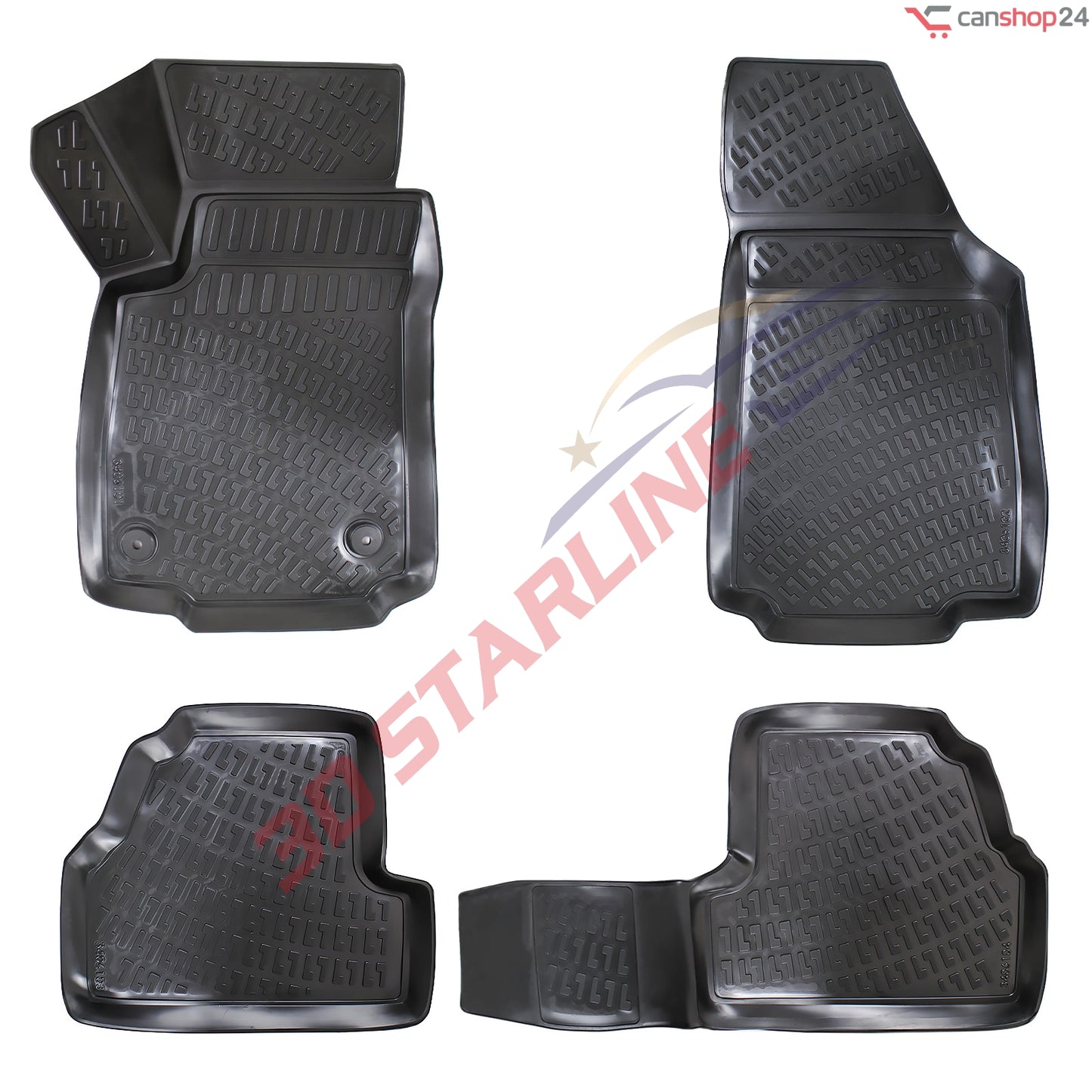 3D Starline Gummimatten Set für OPEL MOKKA (1.Gen) 2012-2020 Auto Fußmatten passgenaue ekstra hoher