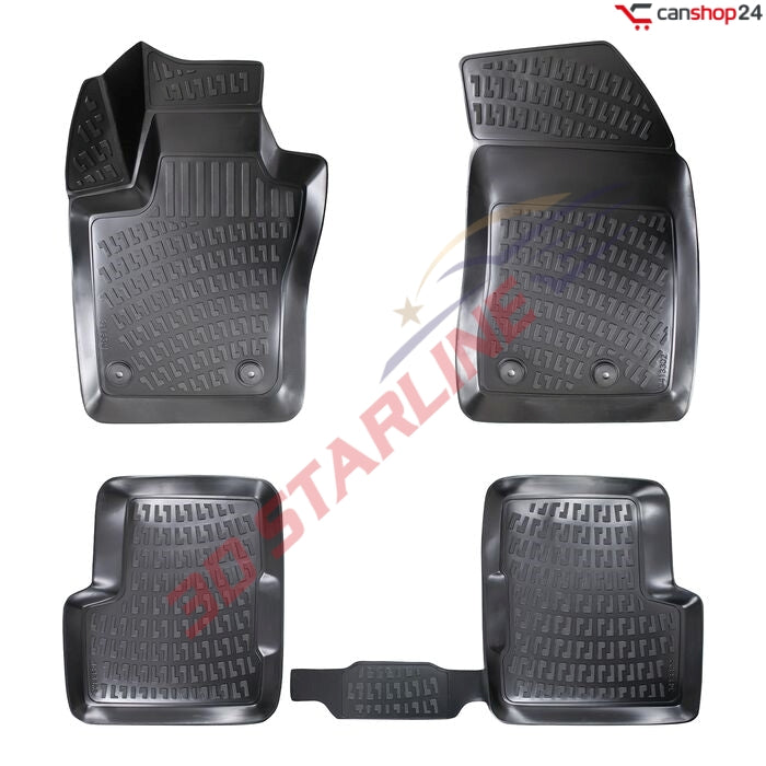 3D Starline Gummimatten Set für  JEEP RENEGADE ab 2014 Auto Fußmatten passgenaue ekstra hoher