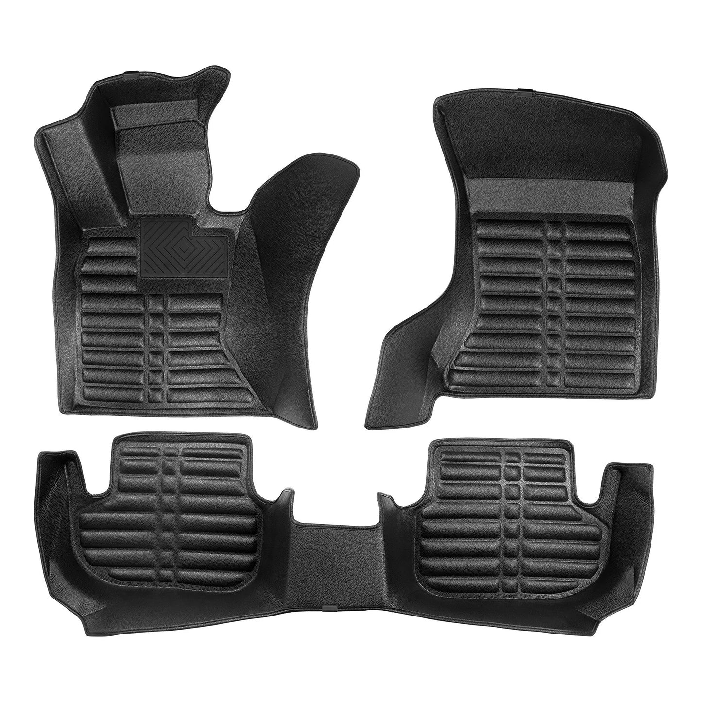 5D Starline Premium Auto Fussmatten TPE Set Passend für BMW 5 (F10) xDrive Baujahr 2014-2016