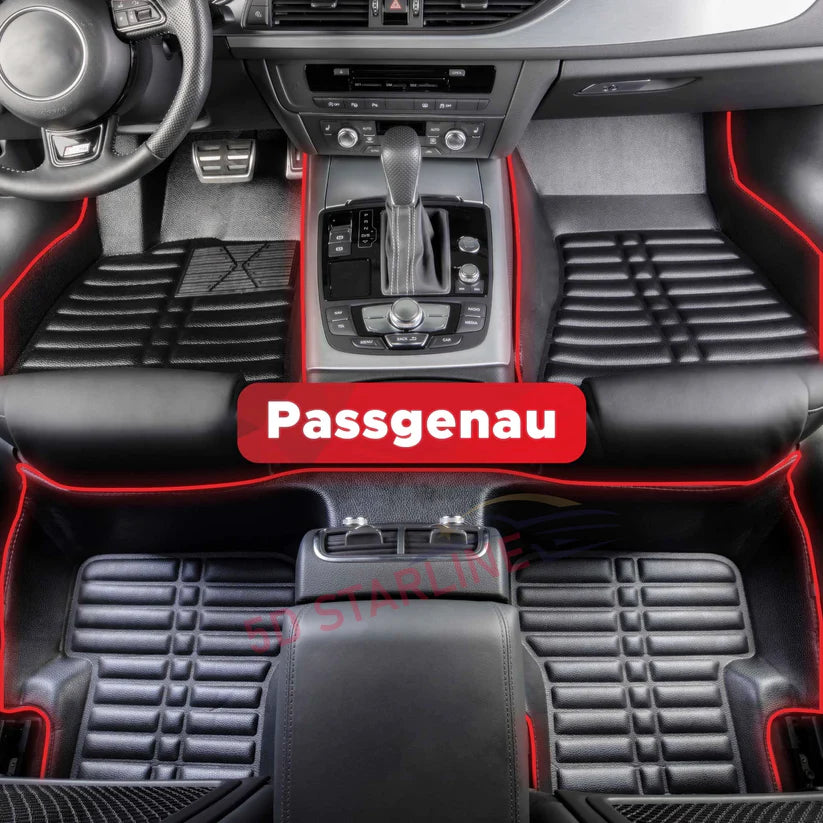 5D Starline Premium Auto Fussmatten TPE Set passend für Ford Galaxy Baujahr 2012-2014