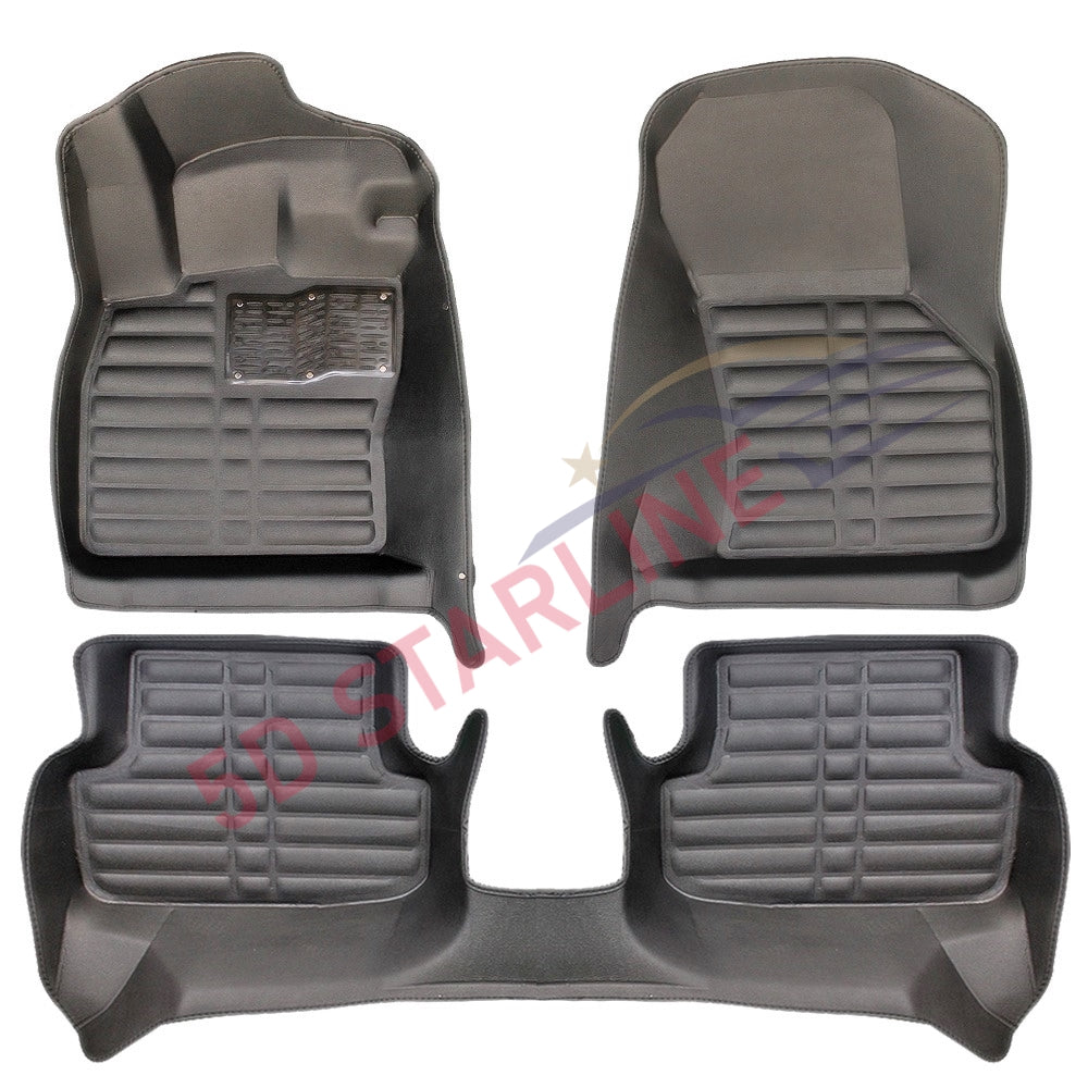 5D Starline Premium Auto Fussmatten TPE Set Passend für Audi A3 (8V) Limousine Facelift Baujahr 2017-2019