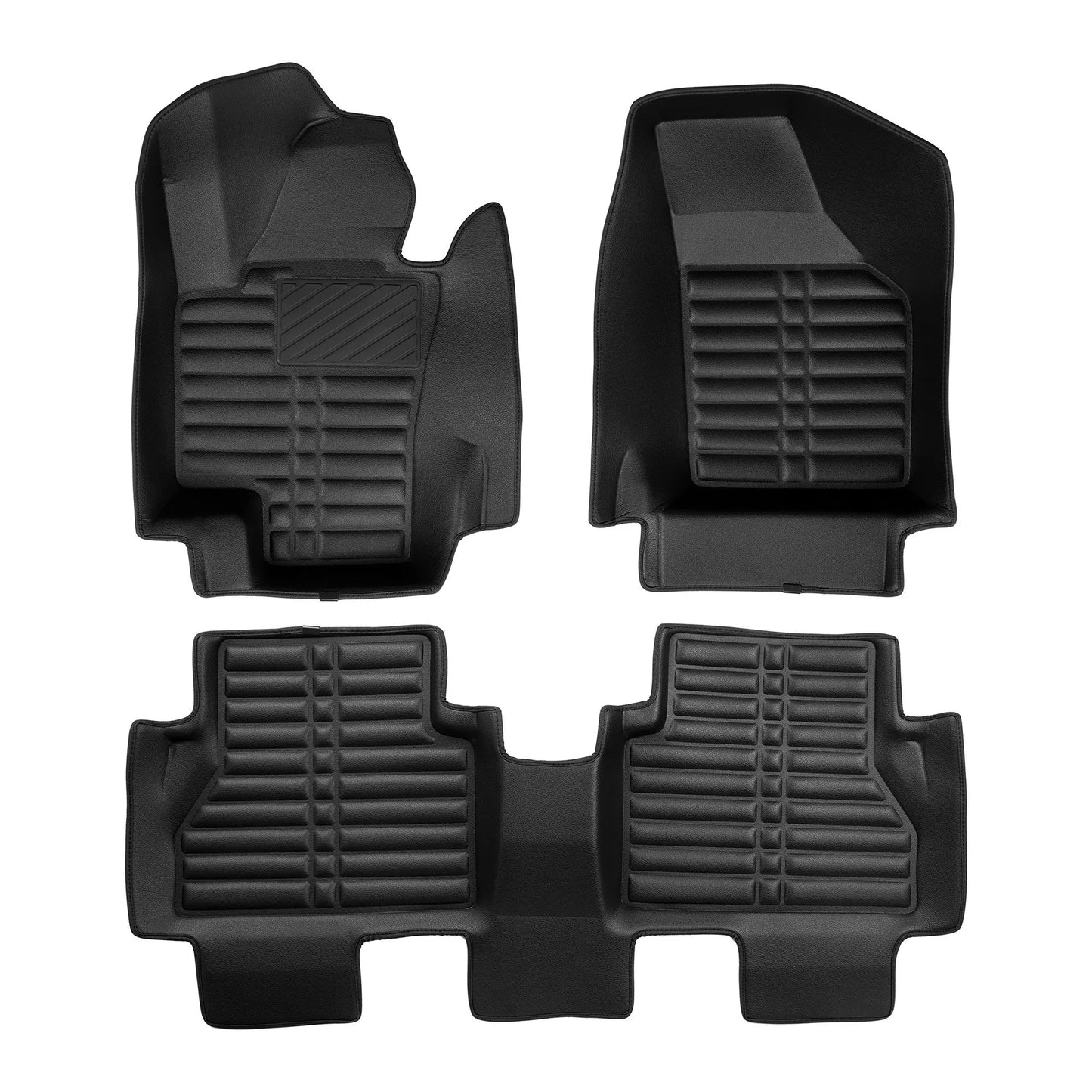 5D Starline Premium Auto Fussmatten TPE Set passend für Ford Galaxy Baujahr 2012-2014
