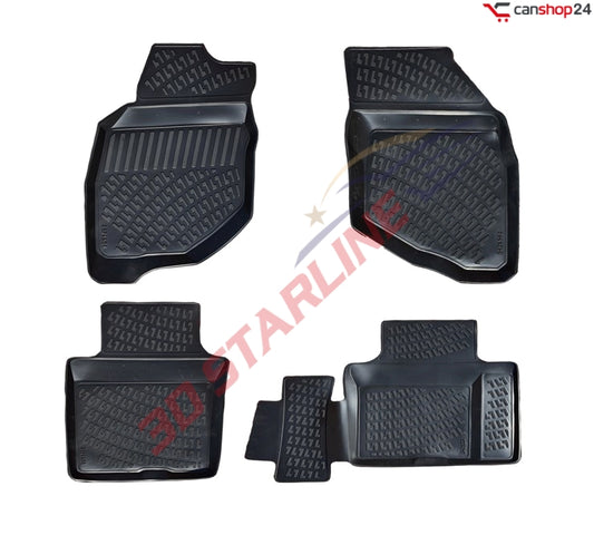 3D Starline Gummimatten Set für HONDA JAZZ (1.Gen) 2002-2008 passgenaue Auto Fußmatten ekstra hoher