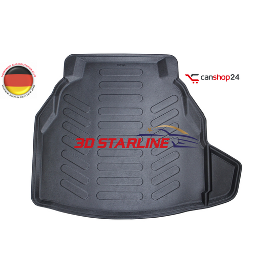 3D Starline Kofferraumwanne für kompatibel mit MERCEDES-BENZ C Klasse (W205) ab 2014 Kofferraummatte