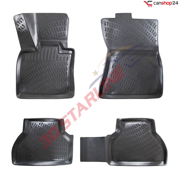 3D Starline Gummimatten Set für BMW X5 (E70) 2007-2013 Auto Fußmatten ekstra hoher