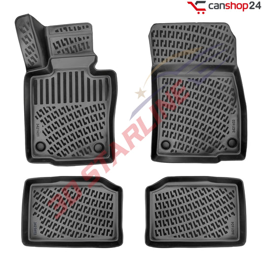 3D Starline Gummimatten Set für MINI PACEMAN (R61) 2013-2016 Auto Fußmatten passgenaue ekstra hoher