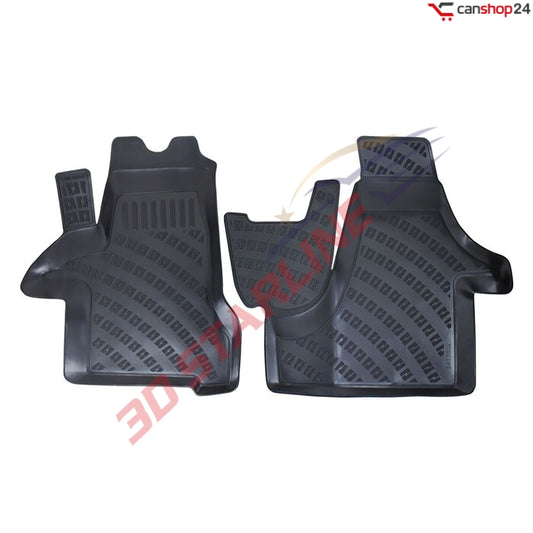 3D Starline Gummimatten Set für VW TRANSPORTER (T5) 2003-2015 Auto Fußmatten passgenaue ekstra hoher